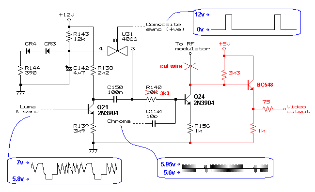 Rf To Av Circuit - This Is A Circuit - Rf To Av Circuit